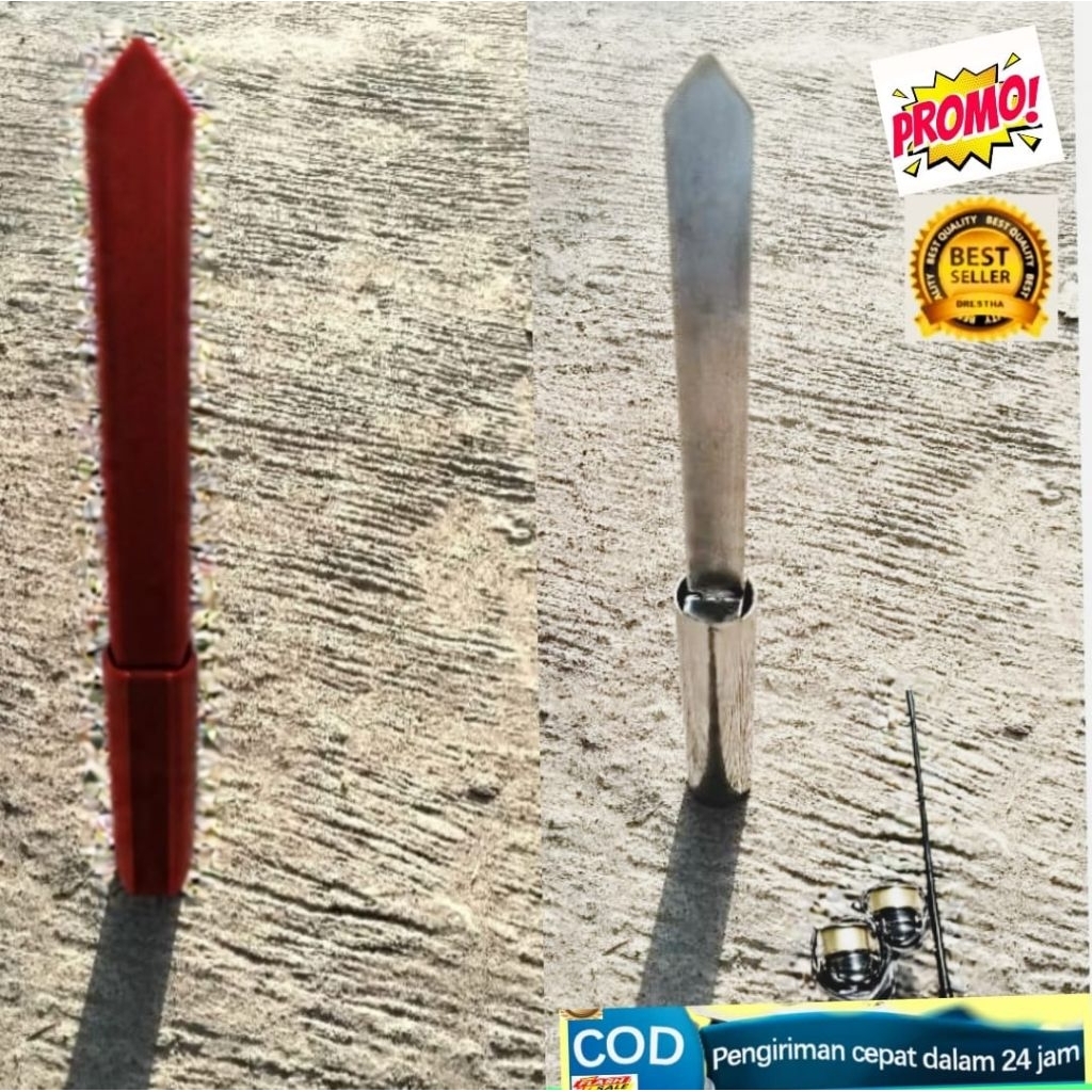 Jagrak pancing/jagrak joran pancing berdiri bahan besi antikarat