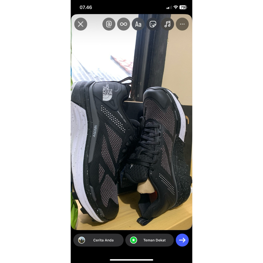 Sepatu Tnf vectiv enduris futurelight