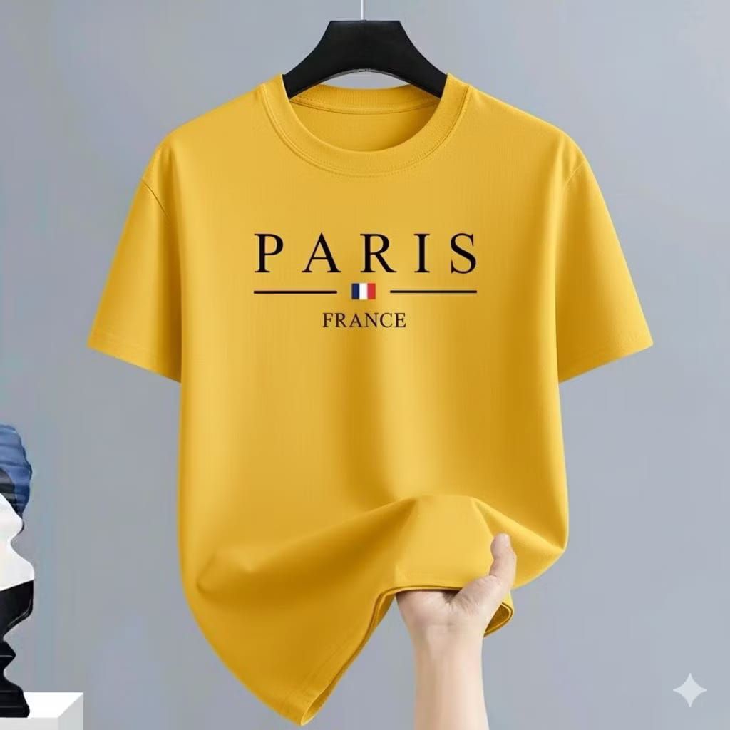 KAOS PRIA WANITA DISTRO S-7XL KAOS PARIS KWALITAS OKE ADEM ,LEMBUT, TIDAK MENERAWANG BIZ SIZE HARAZU