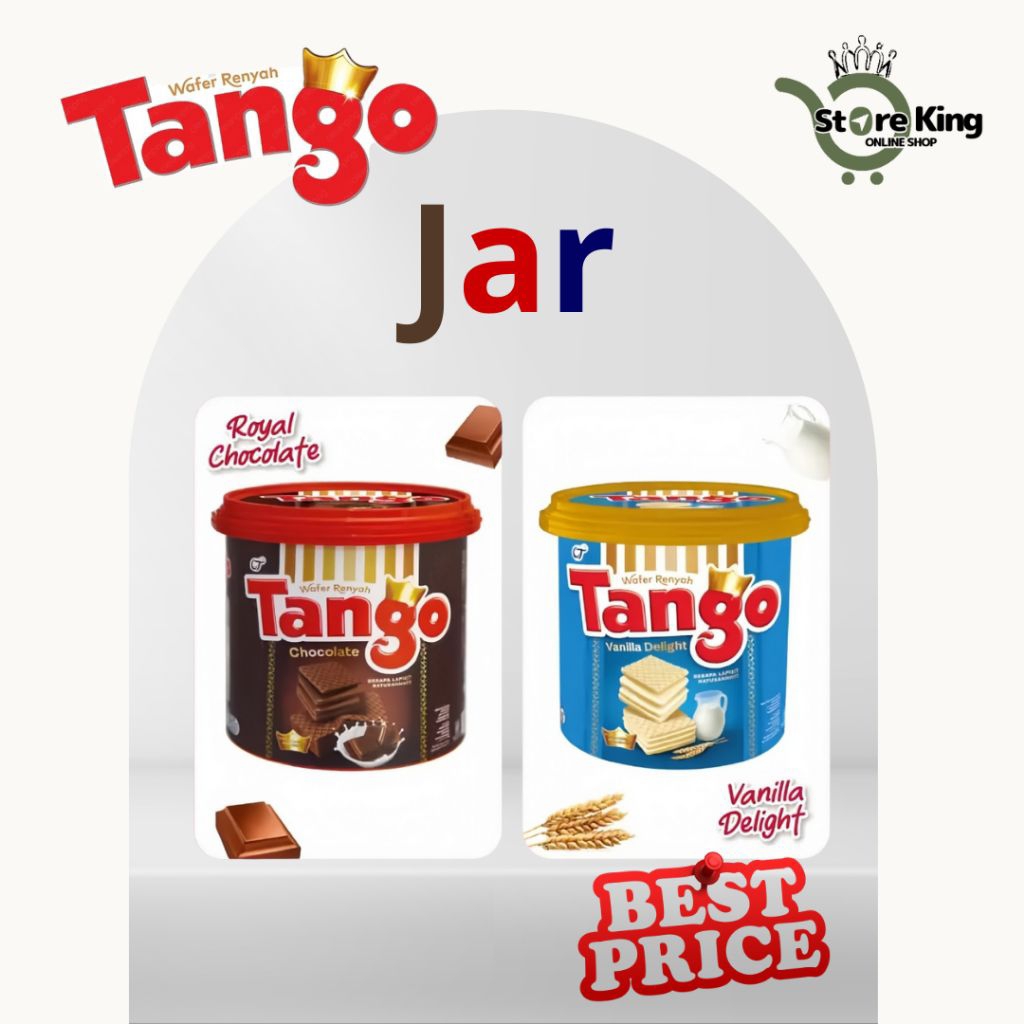 Tango Wafer / Jar / Coklat / Vanilla