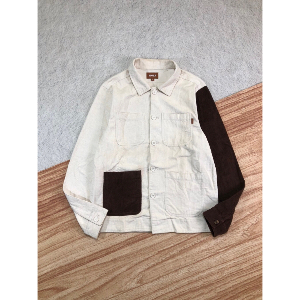 GOLF WANG x TYLER THE CREATOR CORDUROY TWO TONE JACKET