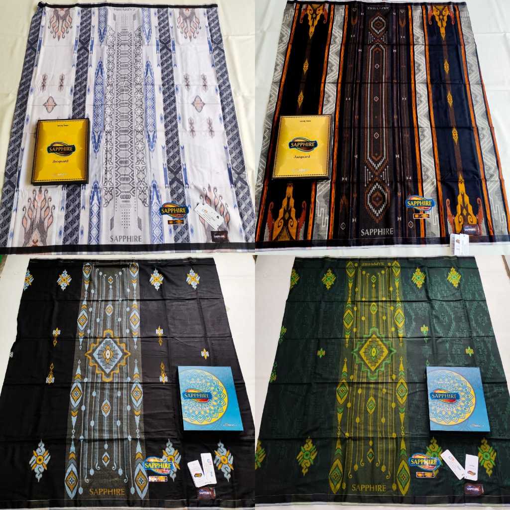 SARUNG SAPPHIRE SONGKET TIMBUL JAGUAR JST SGF