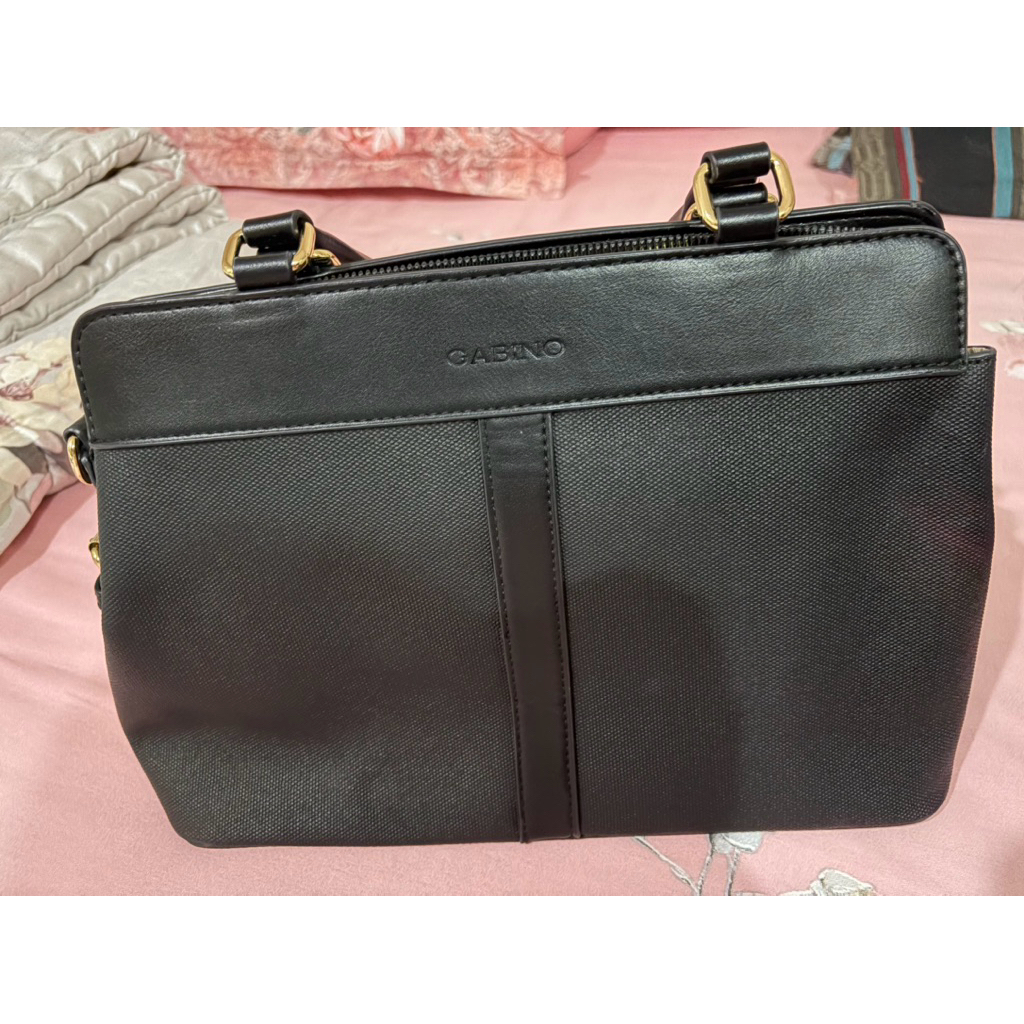 Tas Wanita Gabino Satchel Selempang Casual Esha Black Preloved