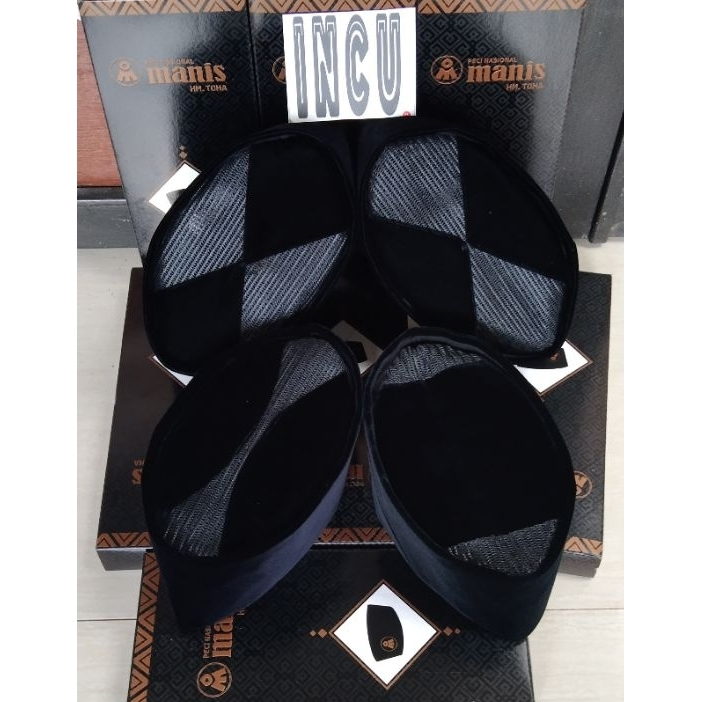 PECI PRIA AC Silang dan AC MANIS M.TOHA PECI MERK MANIS PECI HITAM SONGKOK BANDUNG ORIGINAL