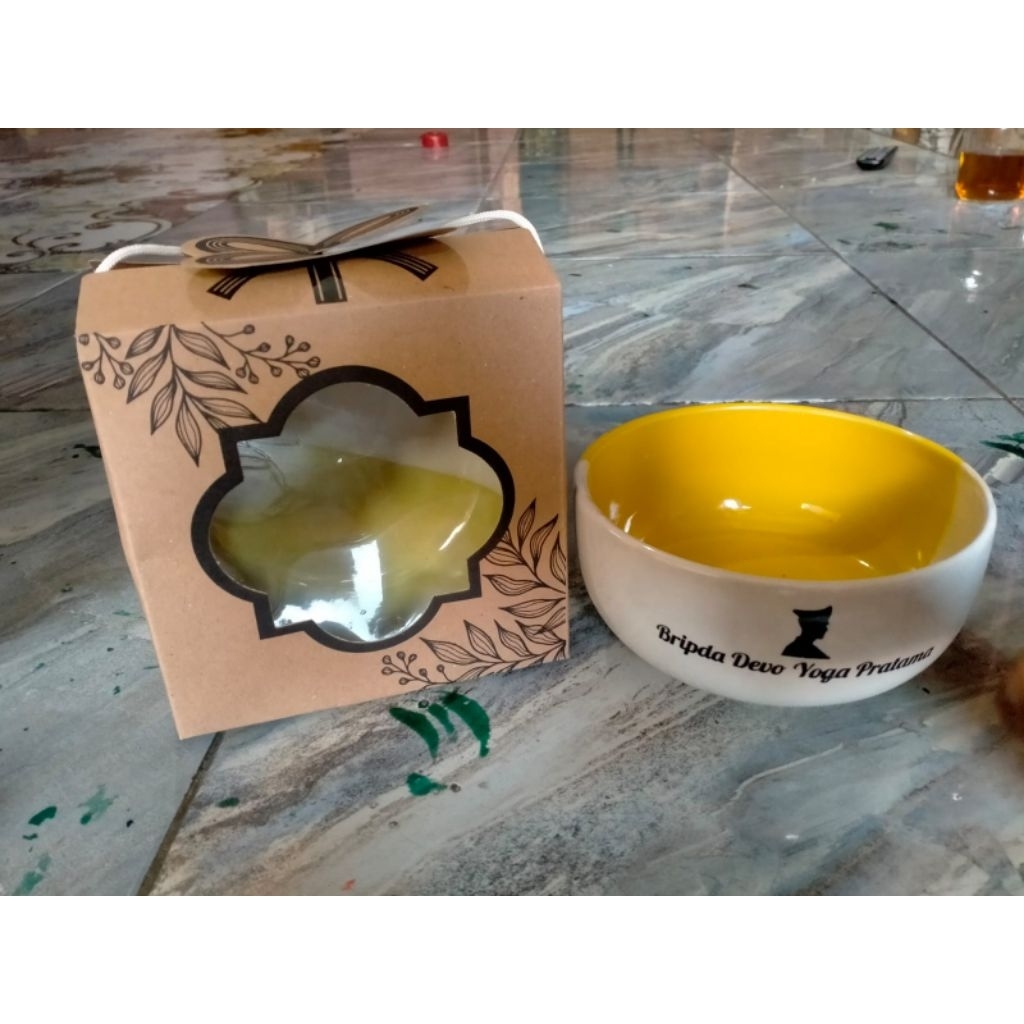 souvenir mangkok two-tone/souvenir mangkok keramik/souvenir kantor/souvenir wedding/souvenir mangkok