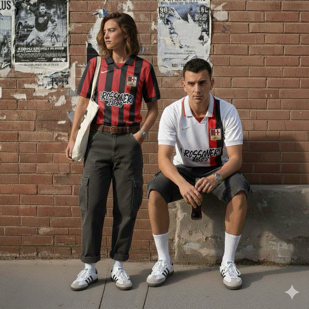 Jersey Fantasy Ac Milan Retro Vintage // Jersey Retro // Jersey Classic