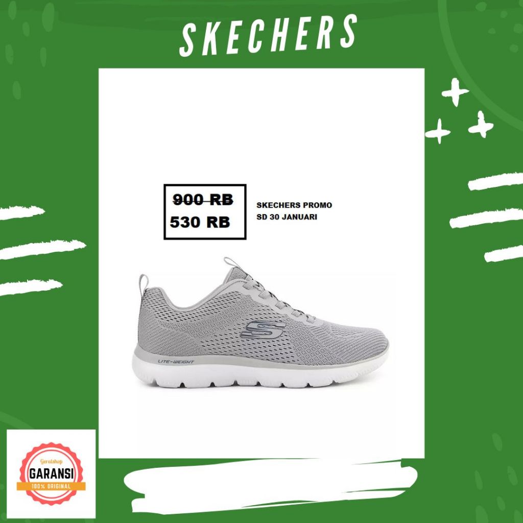 Sepatu sneakers pria sale Skechers 100% original seri SPORT SUMMITS