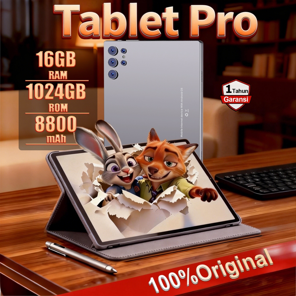 [Free Mouse Keyboard] Samsung X-PRIME Tablet 5G Baru tab S25 i Pad Pro|16GB+1TB RAM|IPS 10.1"|tablet