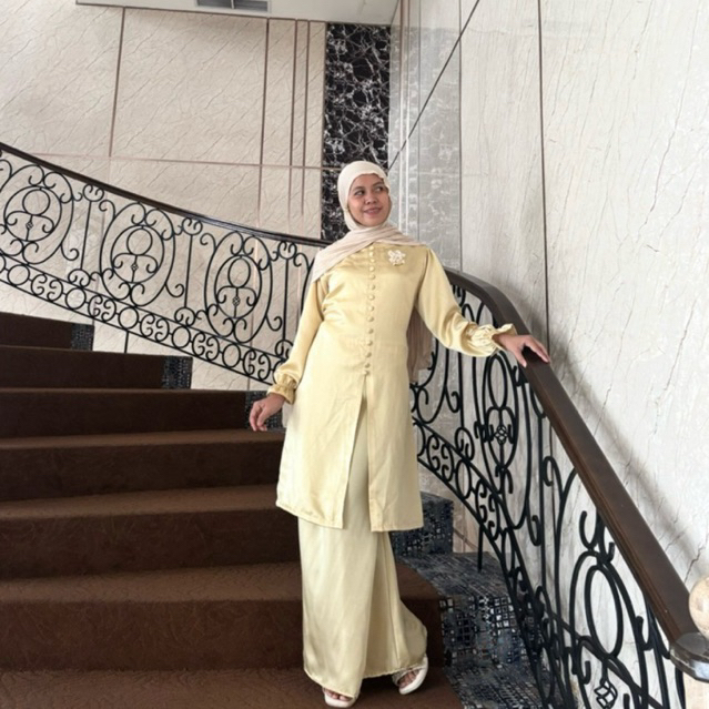 Sariya set tunik Bahan Maxmara Setelan Blouse Wanita Panjang setelan Lebaran