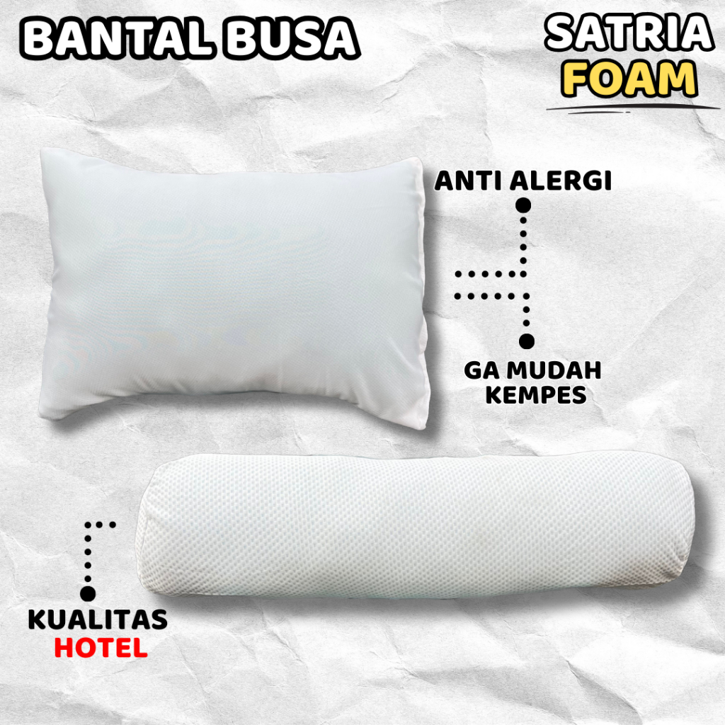 Bantal Hotel Bantal Busa Bantal Tidur Anti Kempes Anti Alergi