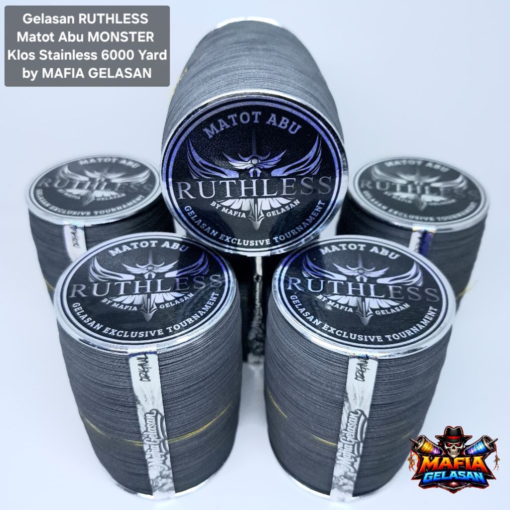 Gelasan RUTHLESS Matot Abu MONSTER 6000 Yard Super Tajam by MAFIA GELASAN