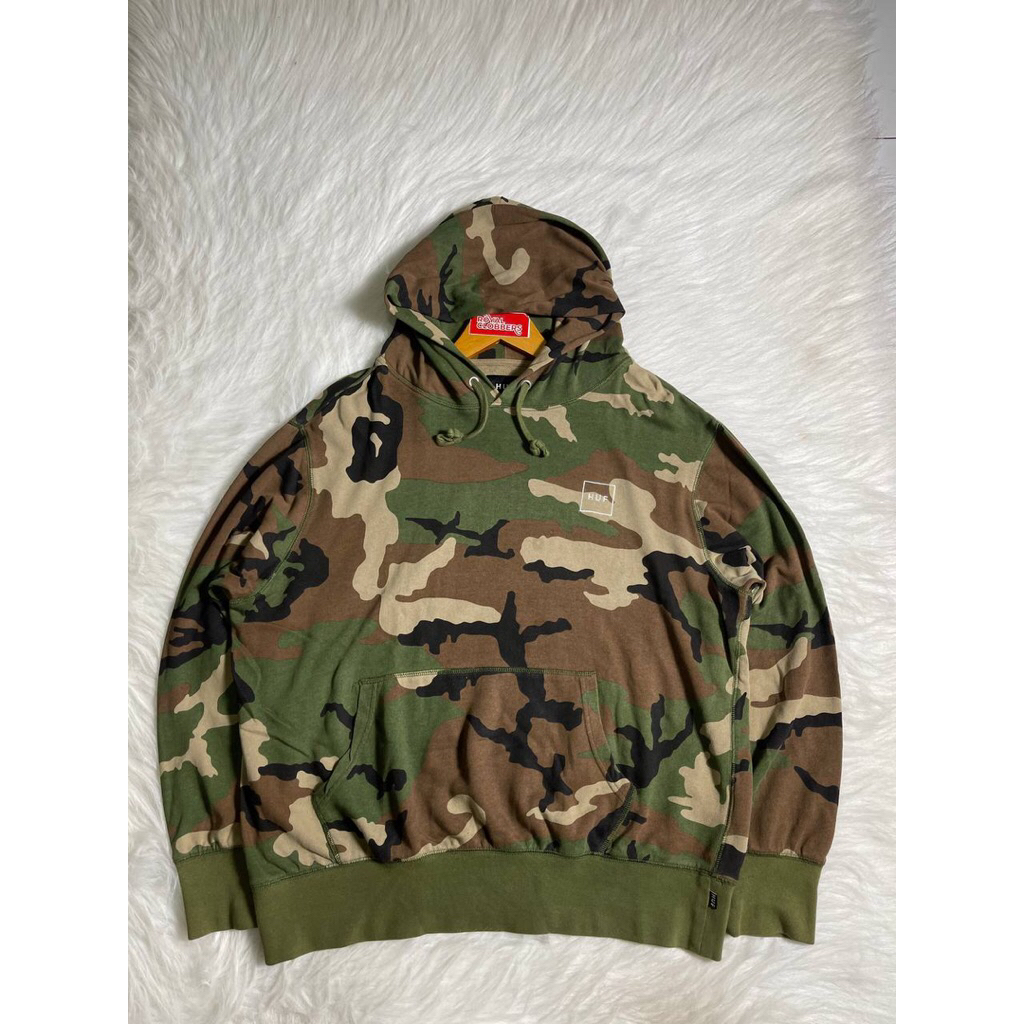 Hoodie HUF second (3771) - Hoodie second - hoodie second branded - Jaket Second - Jaket Second Brand