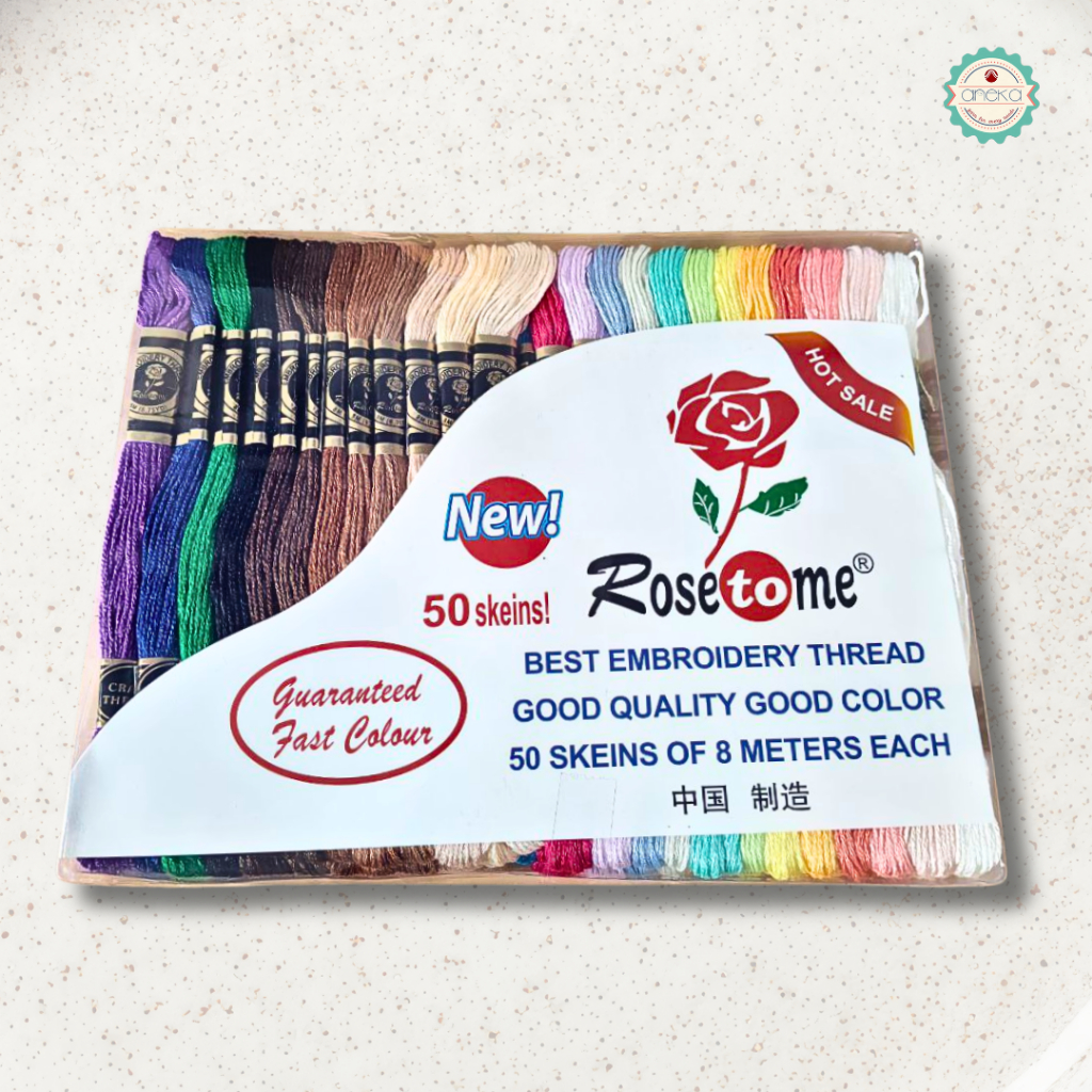 ANEKA - Benang Sulam Rose - Set