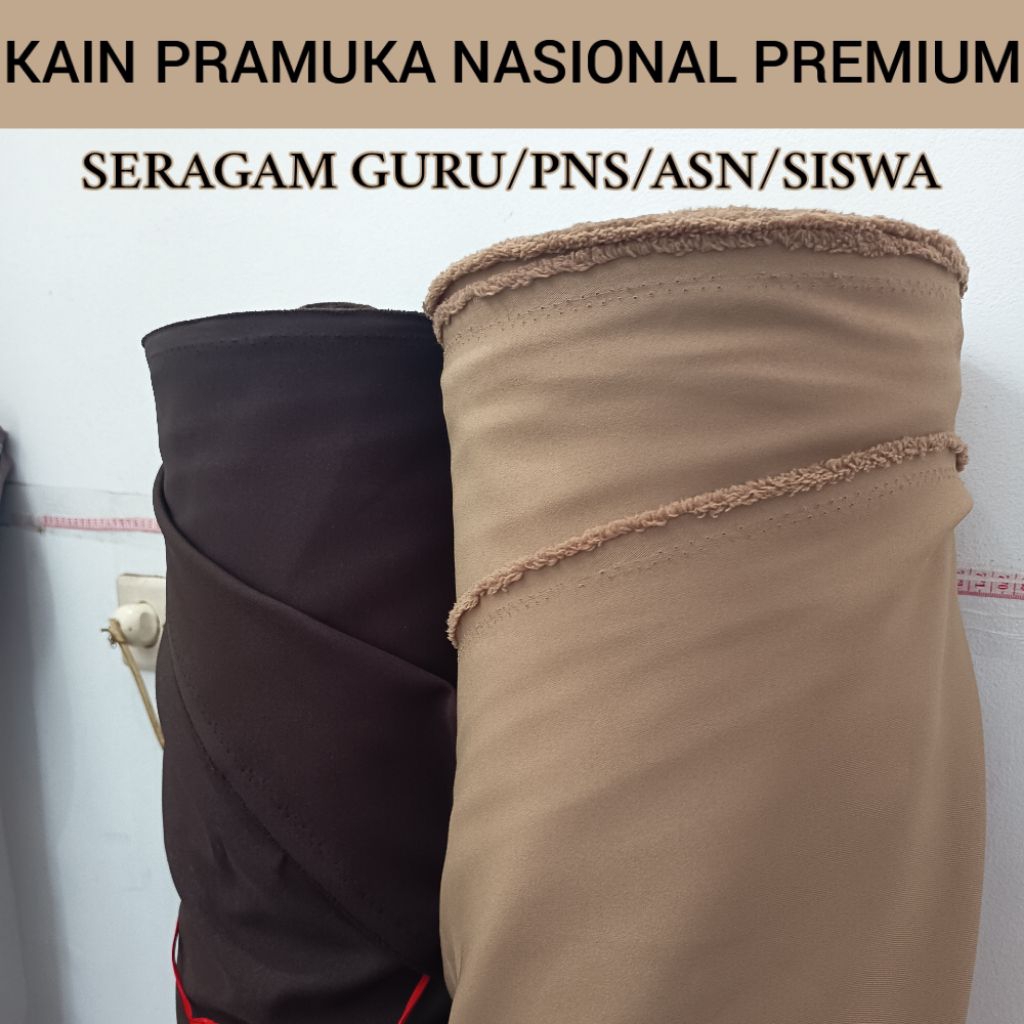 Kain pramuka nasional setelan pramuka pembina guru pns asn siwa rapillo