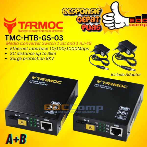 Tarmoc Media Converter HTB GS03 Gigabit | TMC-HTB-GS-03 ( Bukan HTB Netlink )