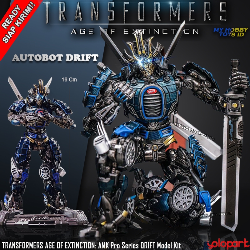 Figure Transformers Autobot Drift Robot Samurai Decepticon AMK Pro Premium Model KIT License Hasbro