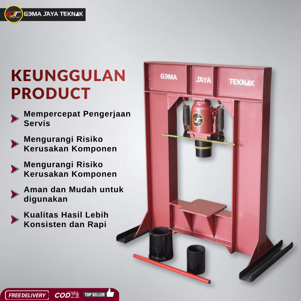 Alat Press Karet Dingdong Truck Fuso Hino Tronton 50 Ton IWF 200 140kg