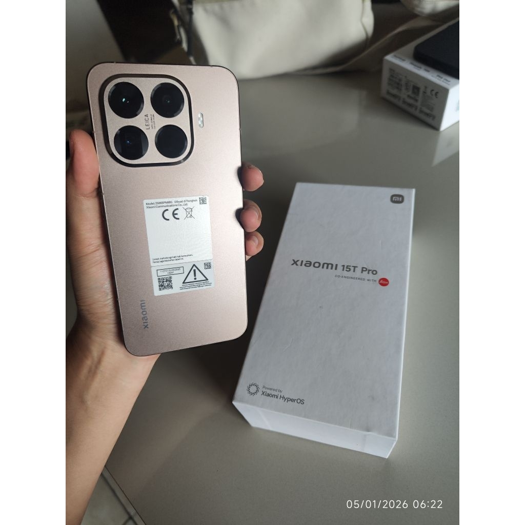 XIAOMI 15T PRO 5G 12/1TB MOCCA GOLD