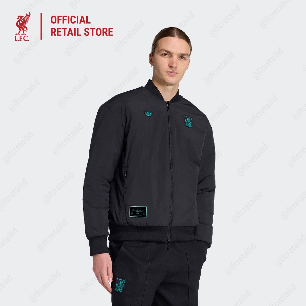 Liverpool FC adidas Terrace Icons Jacket - LFC Jaket Original Pria