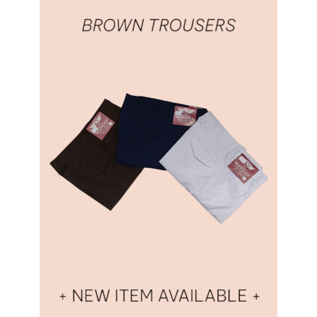 Celana SMP laki laki panjang seragam sekolah SMP laki laki celana Pramuka SMP laki laki