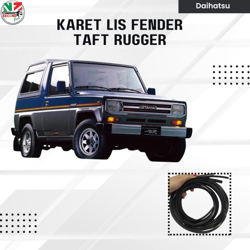Lis Fender Karet Daihatsu Taft Rugger | Karet Pelindung Fender Body Mobil