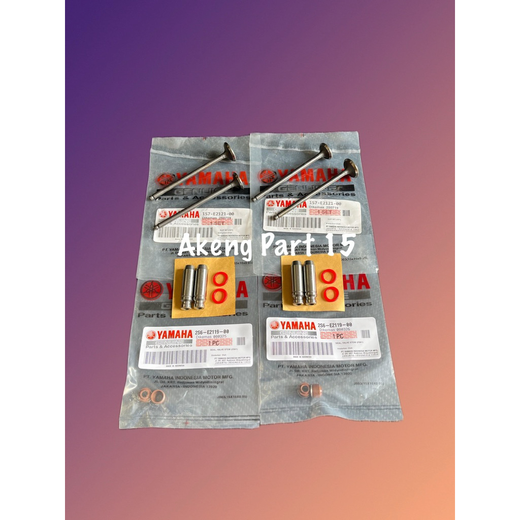 Klep set+Bosh Botol klep+Sil klep 1S7 Yamaha Jupiter mx 135 old,Mx 135 new,Vixion  ORI