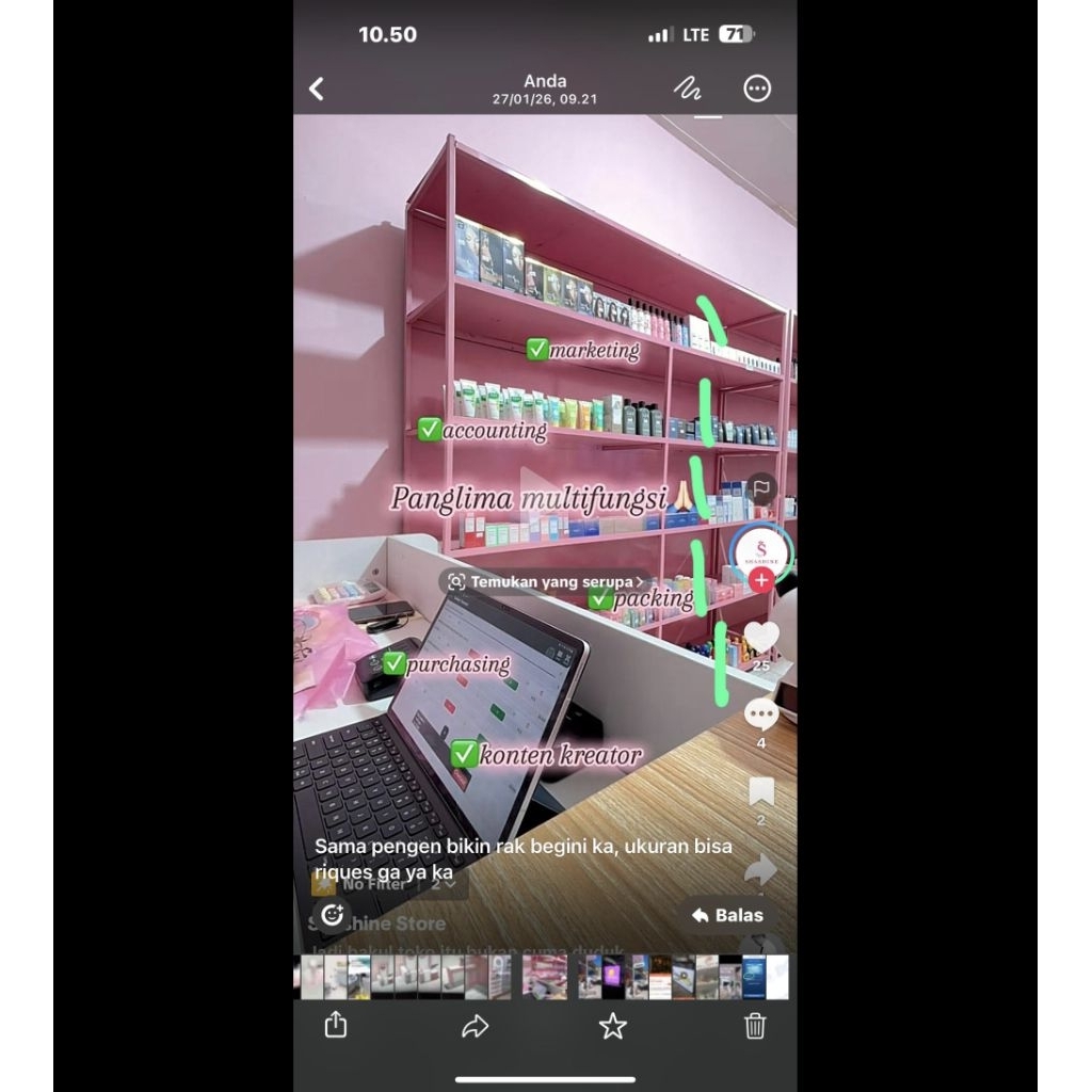 Rak masker, rak jualan masker kosmetik, rak display sheet mask