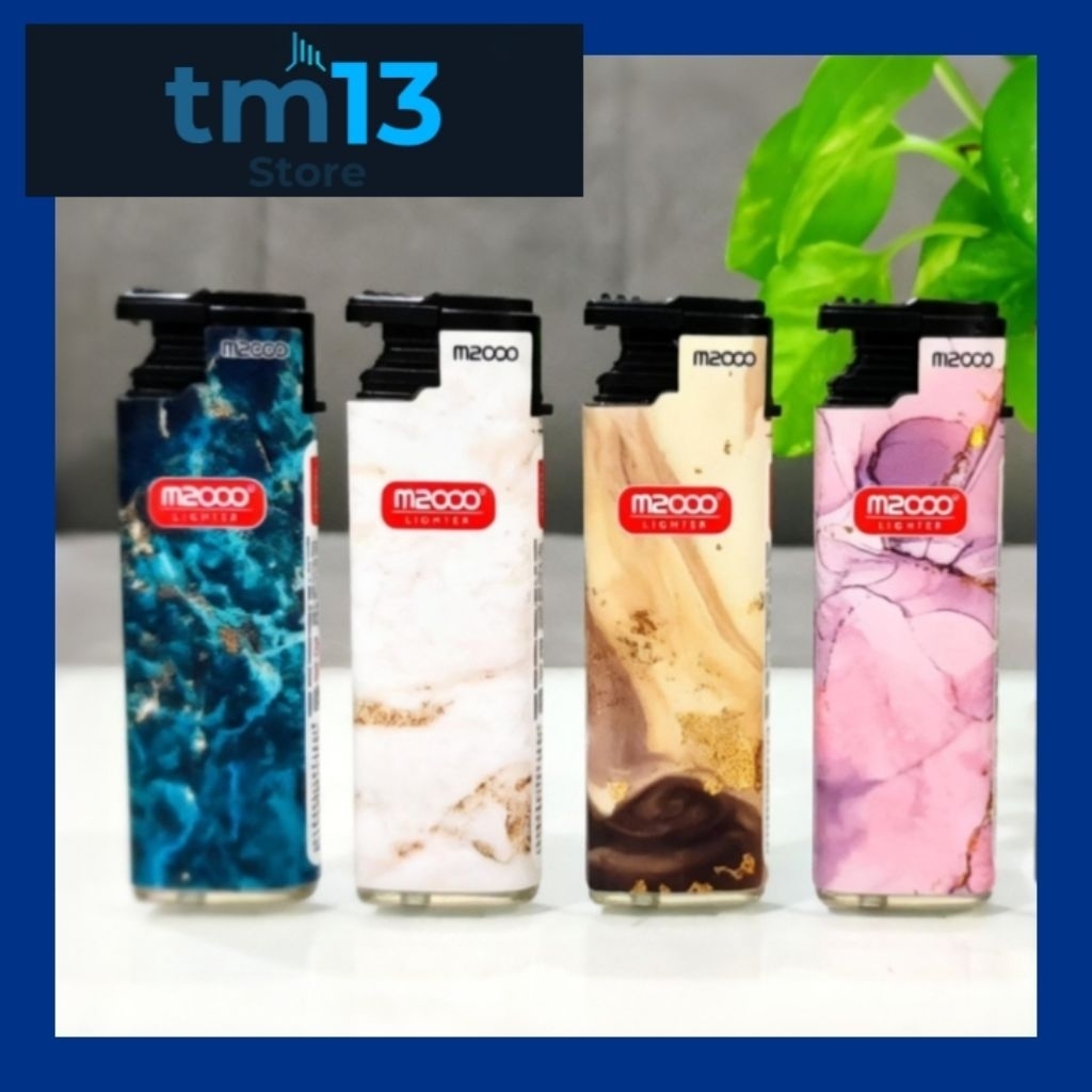 M2000 MN-942K Windproof / Tahan Angin Refillable / Bisa Isi Ulang Korek Api Bara Korek Api Magnet