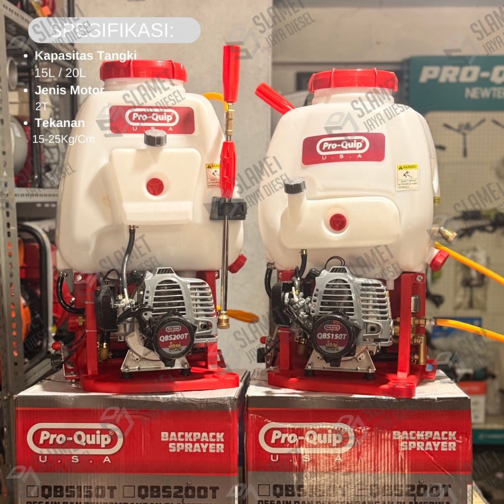 Sprayer Gendong Double Chamber Pro-Quip USA QBS150Thailand / QBS200Thailand - Thailand Model