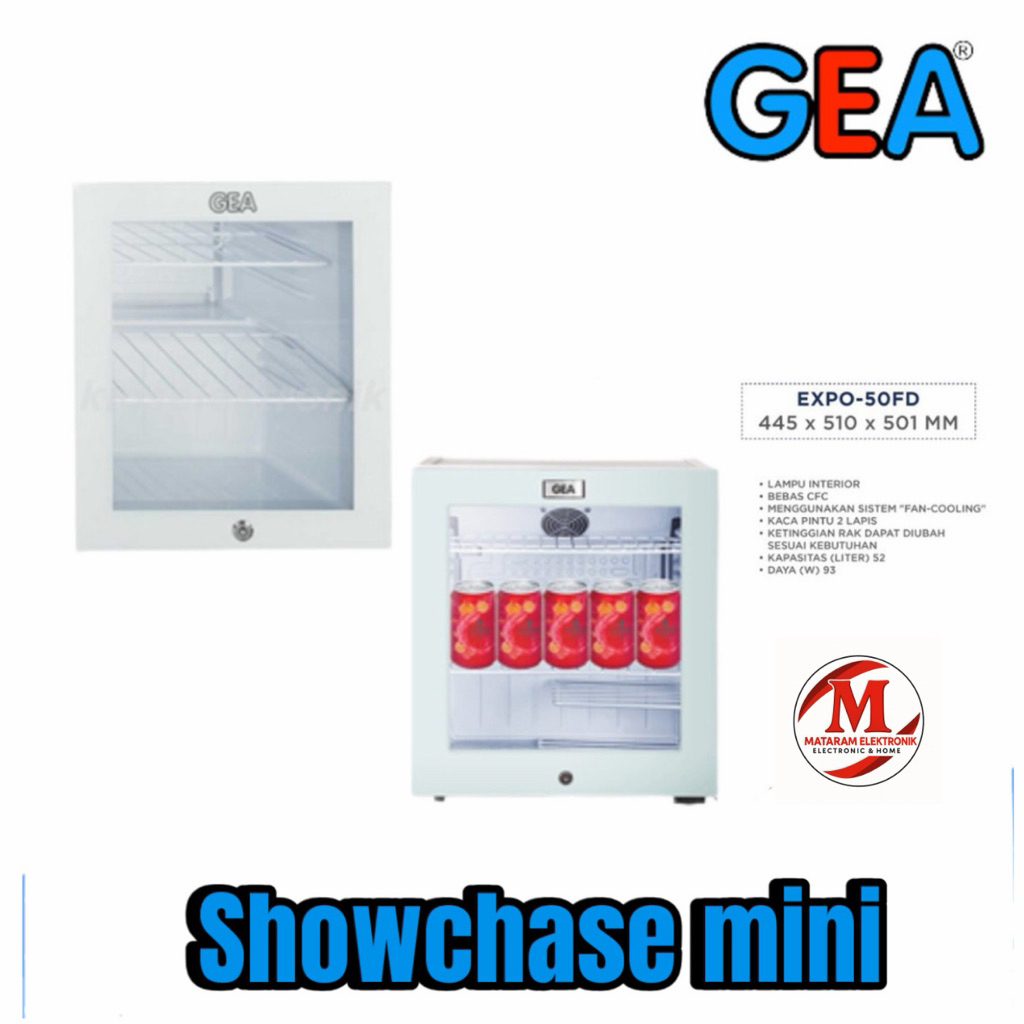 Showcase Cooler GEA DISPLAY COOLER MINI SHOWCASE EXPO-50FD