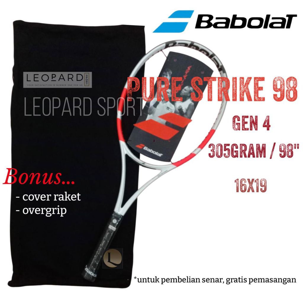Raket Tenis Babolat Pure Strike 98 16x19 (2024) 305g Tennis Racket