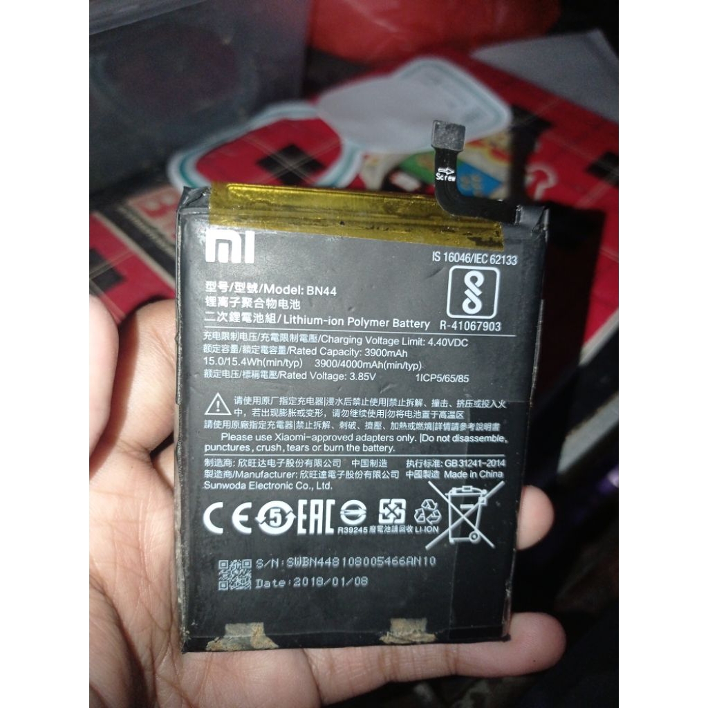 Batre xiaomi redmi 5 plus/5 copotan original