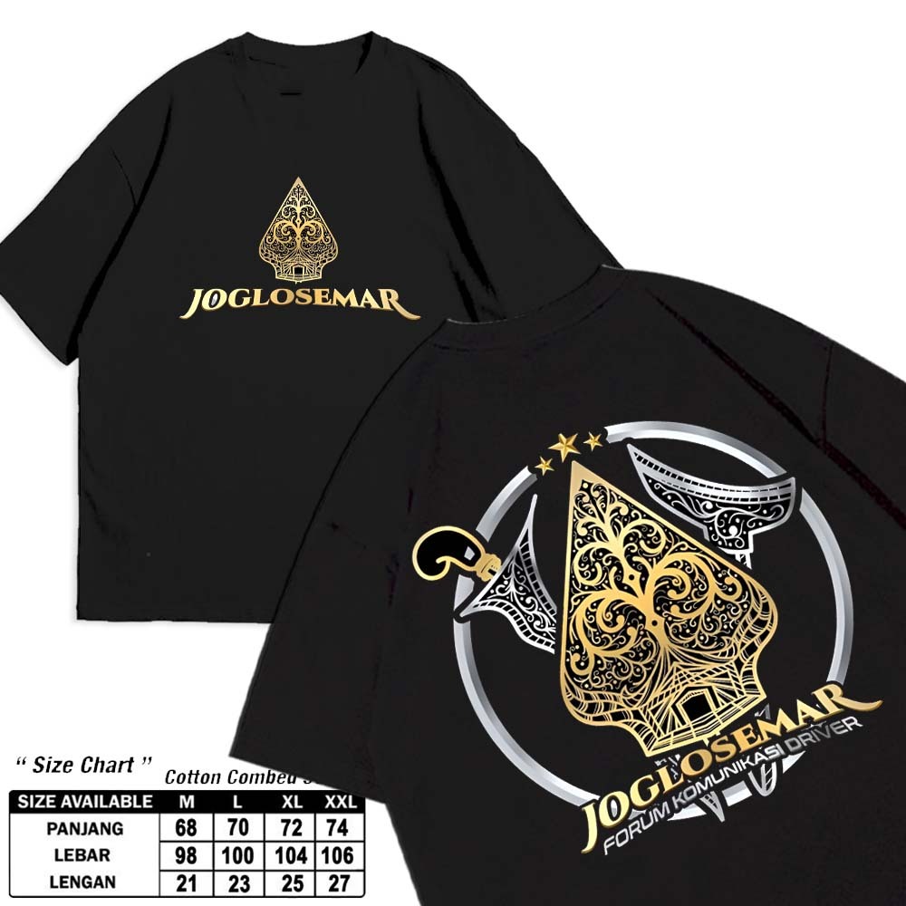 Kaos Distro Jawa Joglo semar atasan pria wanita katun combed 30s