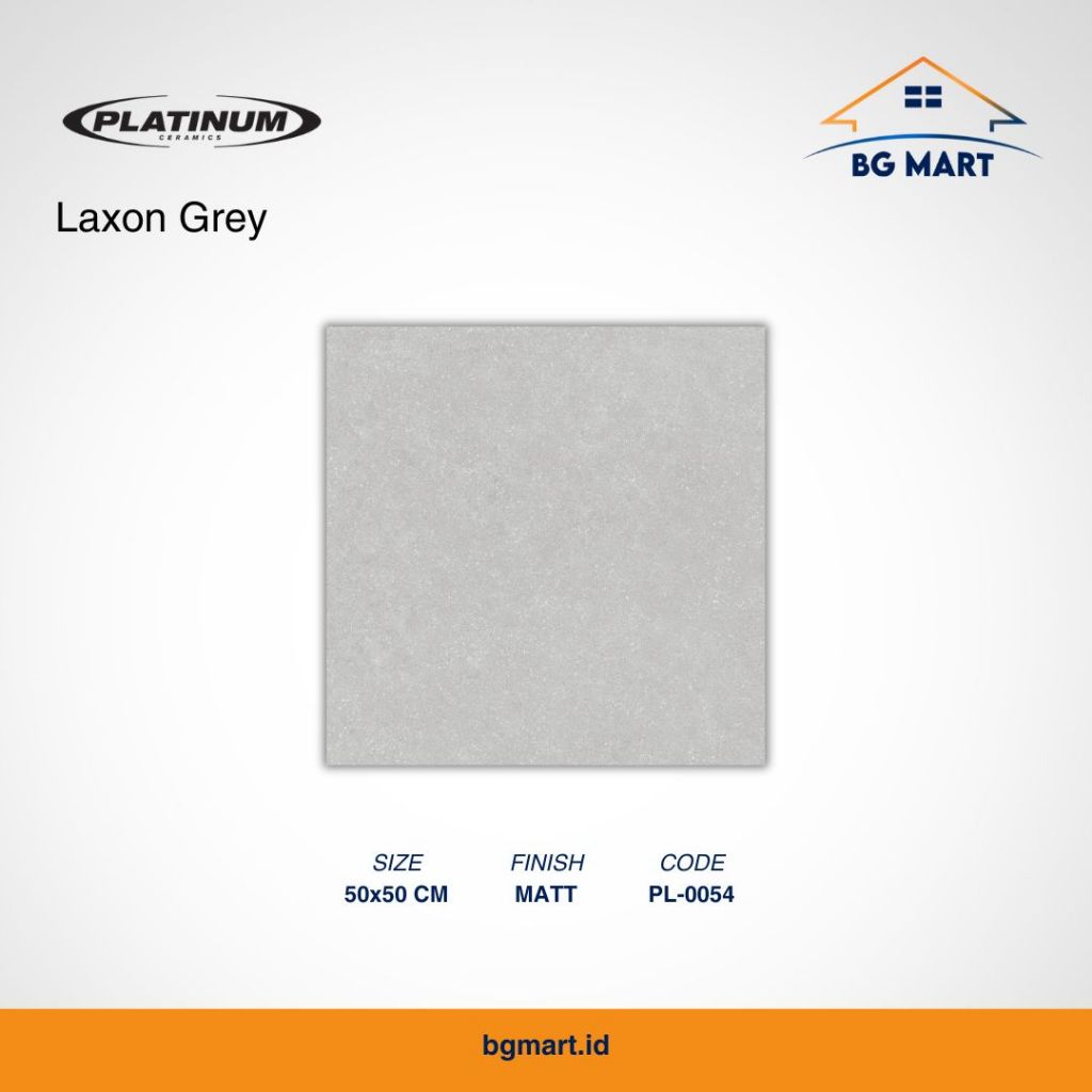 PLATINUM Keramik Lantai 50x50 Laxon Grey KW A