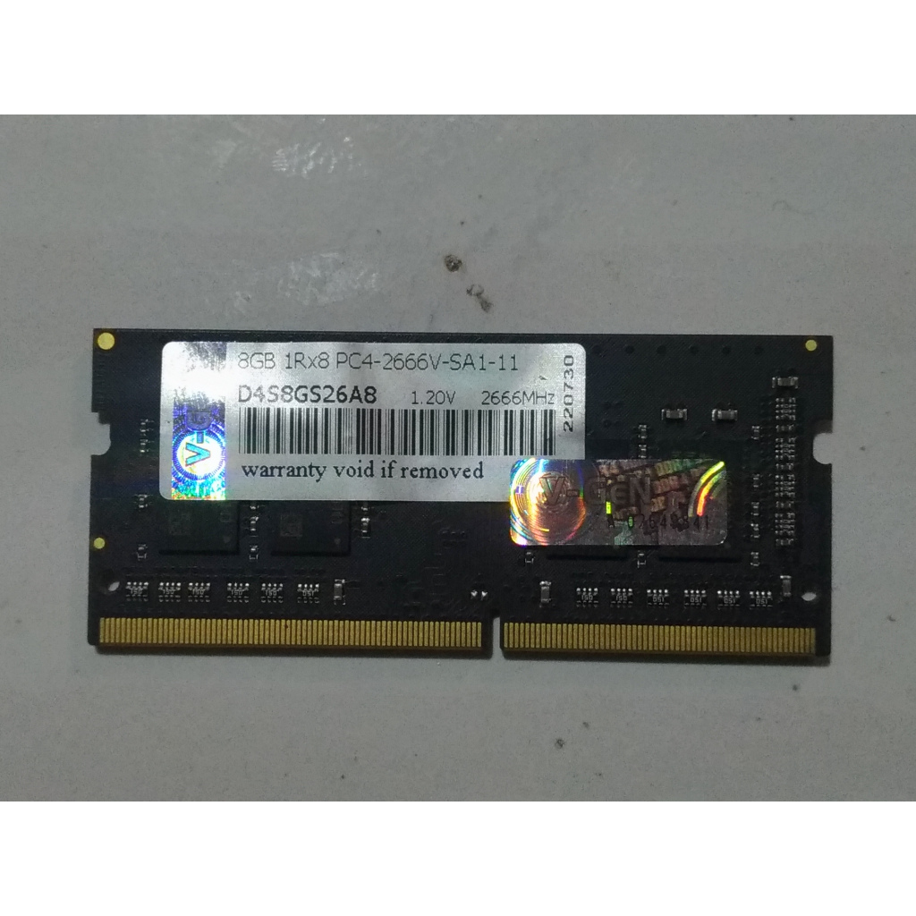RAM LAPTOP V-GEN PLATINUM DDR4 8GB 2666MHZ