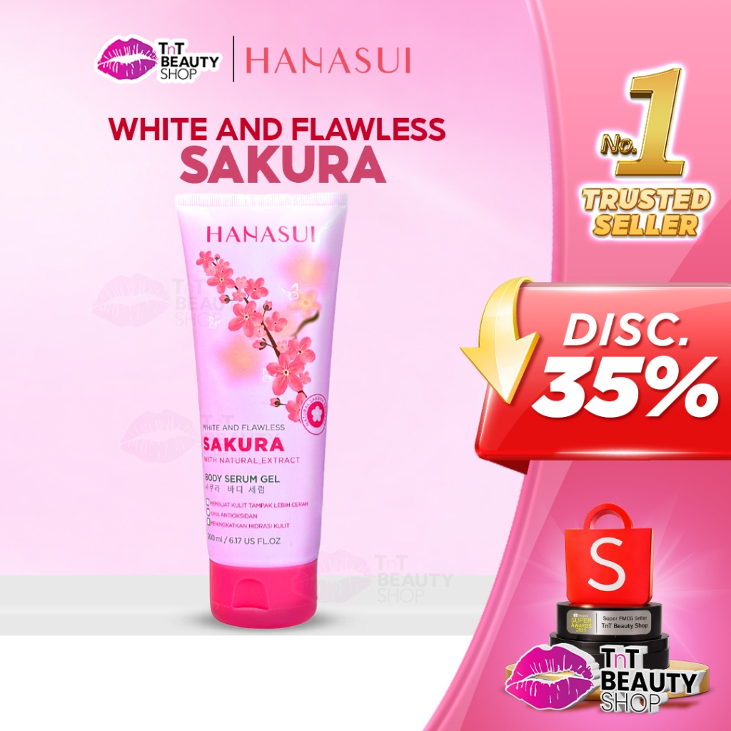 HANASUI Body Serum Gel Sakura 200ML | TnT Beauty Shop