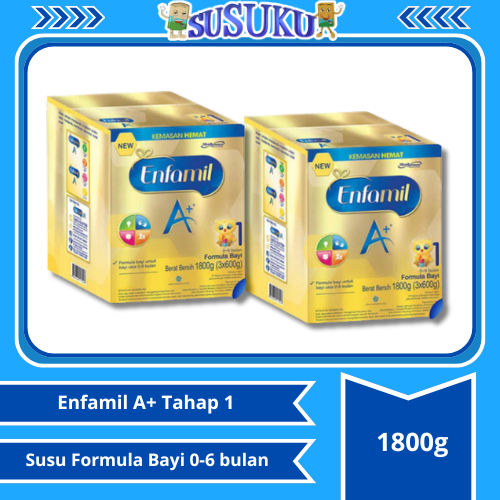 Enfamil A+ Tahap 1 - 1800gr