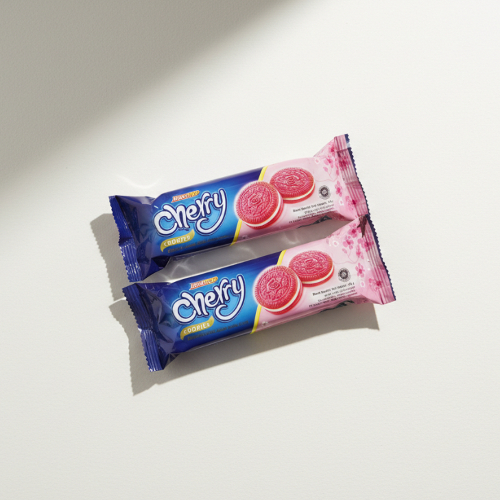 Biskitop Cherry Biscuit 50gr / Snack Ulang Tahun Anak / Biskitop Oreo Cherry Biscuit 50gr