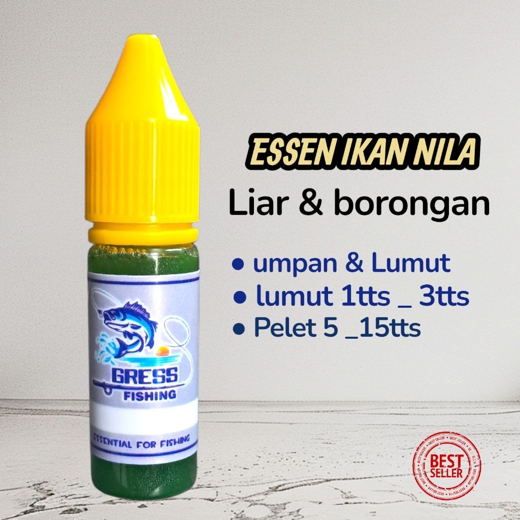 Essen special Ikan nila media lumut dan pelet