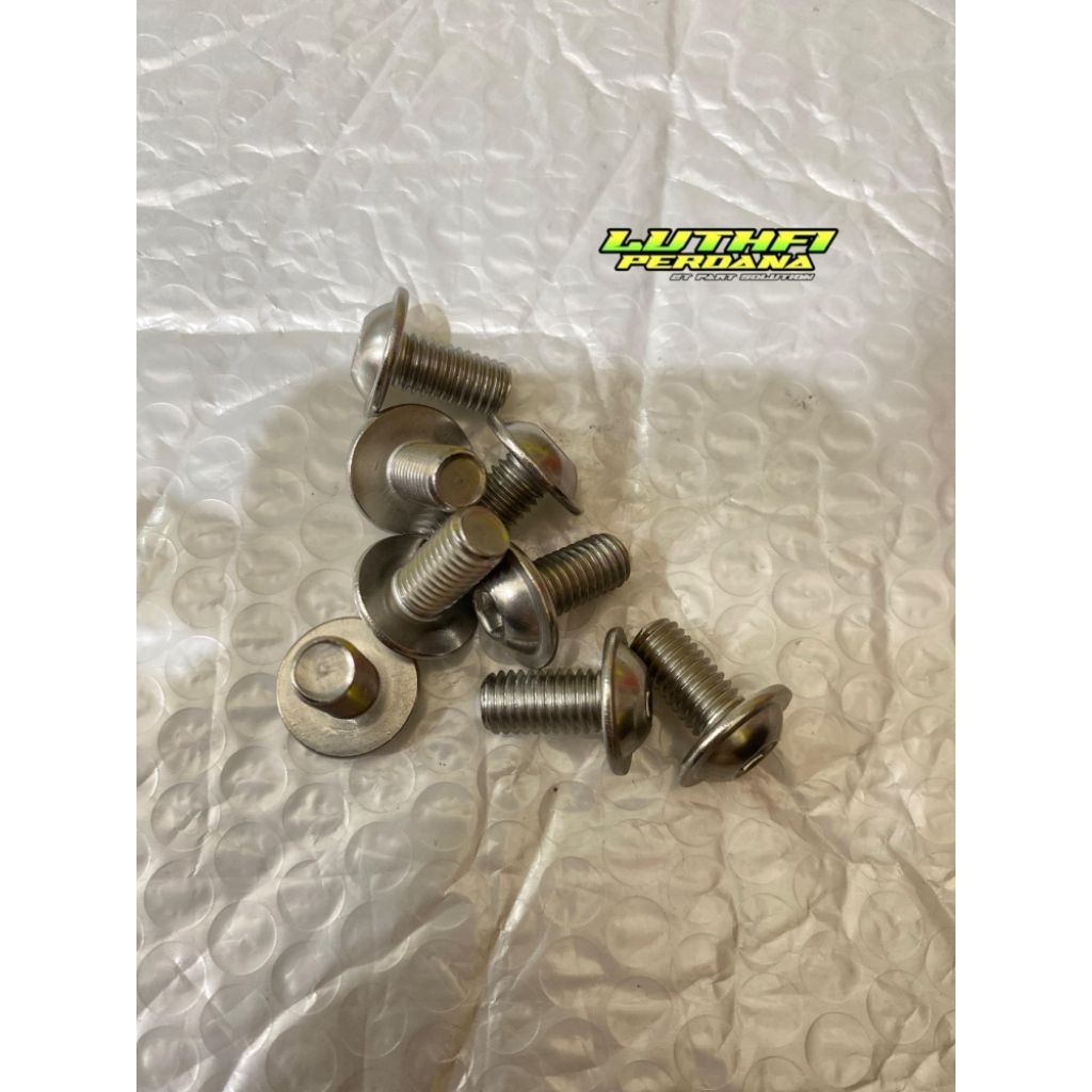 BAUT STAINLESS 8X16 DRAT 12 PANJANG 1.6CM