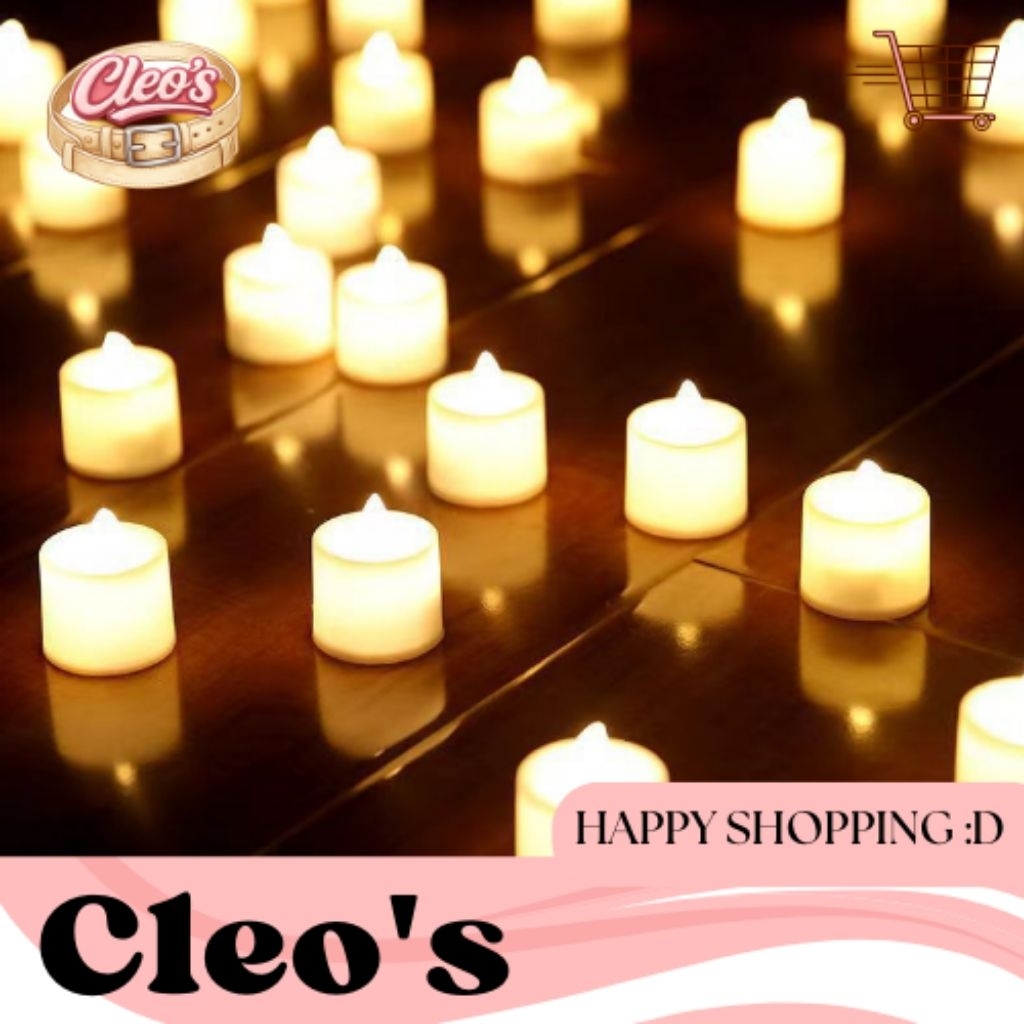 (LP05) Lampu Lilin Elektrik Lampu Baterai Lampu Lilin Baterai Lampu Tidur