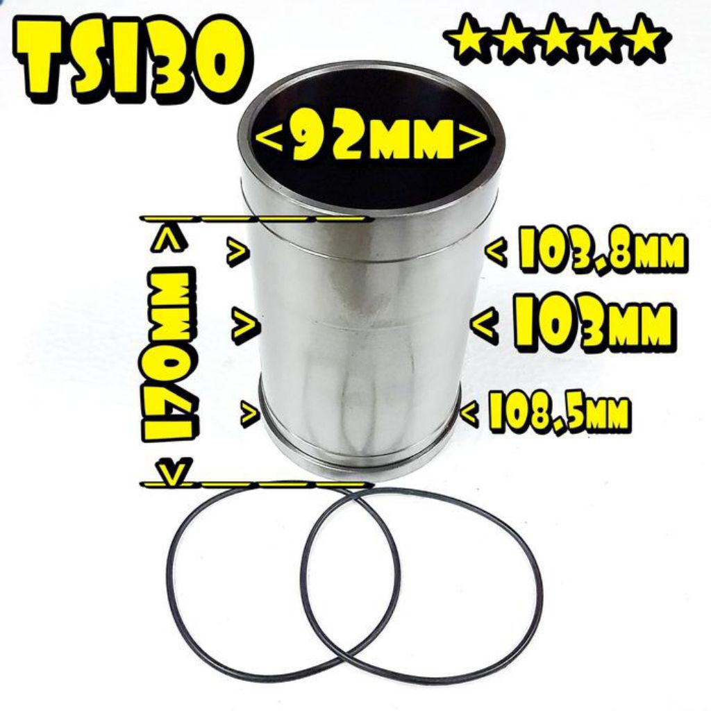 Ts130 cylinder liner yanmar ts130