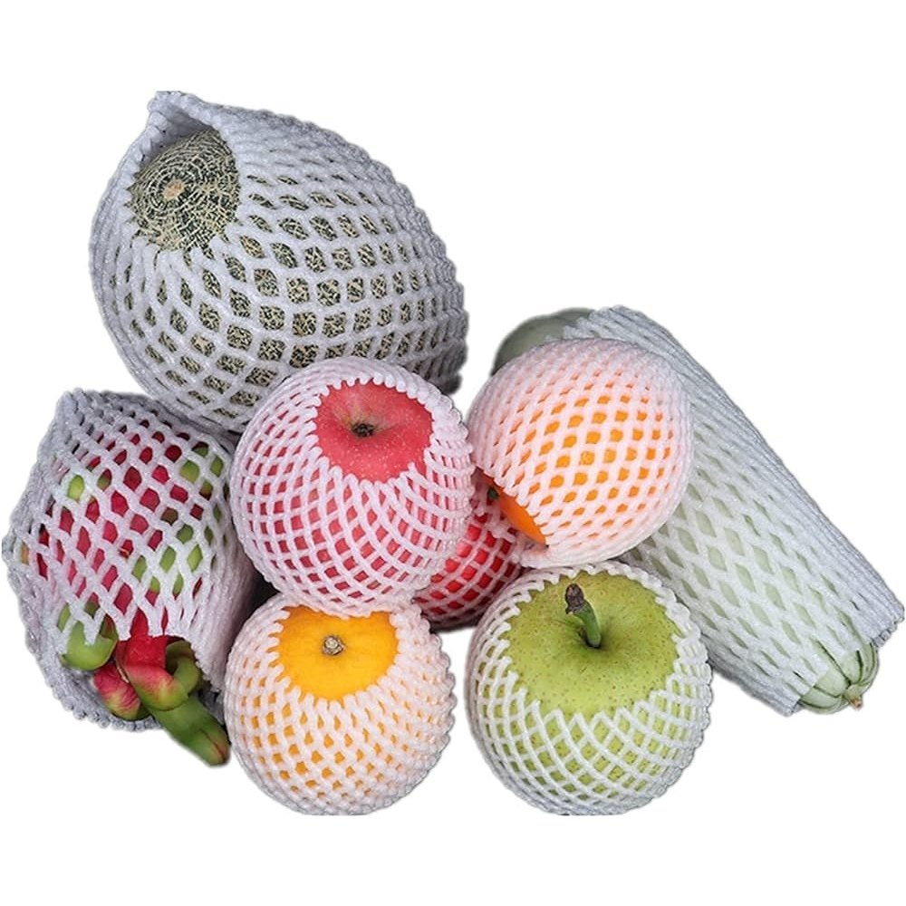 FOAM NET KECIL JARING BUAH BUSA BUAH POLYNET KEMASAN APEL BUNGKUS PIR Foam Net Kecil Jaring Buah Bus