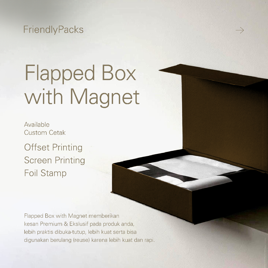 Flapped Box with Magnet / Gift Hard Box / Premium Gift Hampers / Kotak Hadiah / Kado