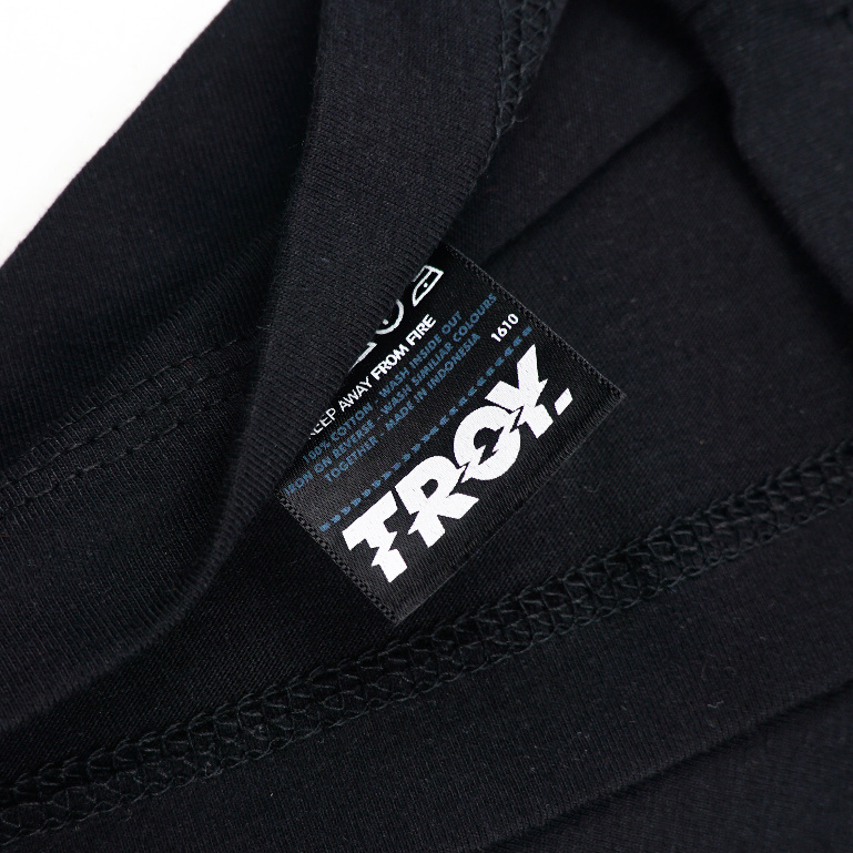 Troy Company Double Sleeve Longsleeve Black Stripe Collegiate - Kaos Lengan Panjang Kaos Hitam Stripe DSD 3337