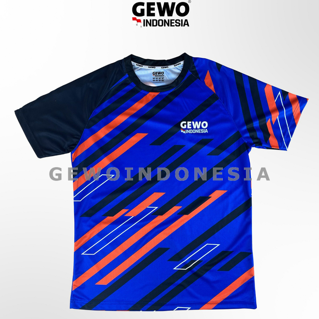 GEWO Shirt Ponza III - Baju Pingpong Tenis Meja Sport Jersey Sport Training Kaos Olahraga TenisMeja 
