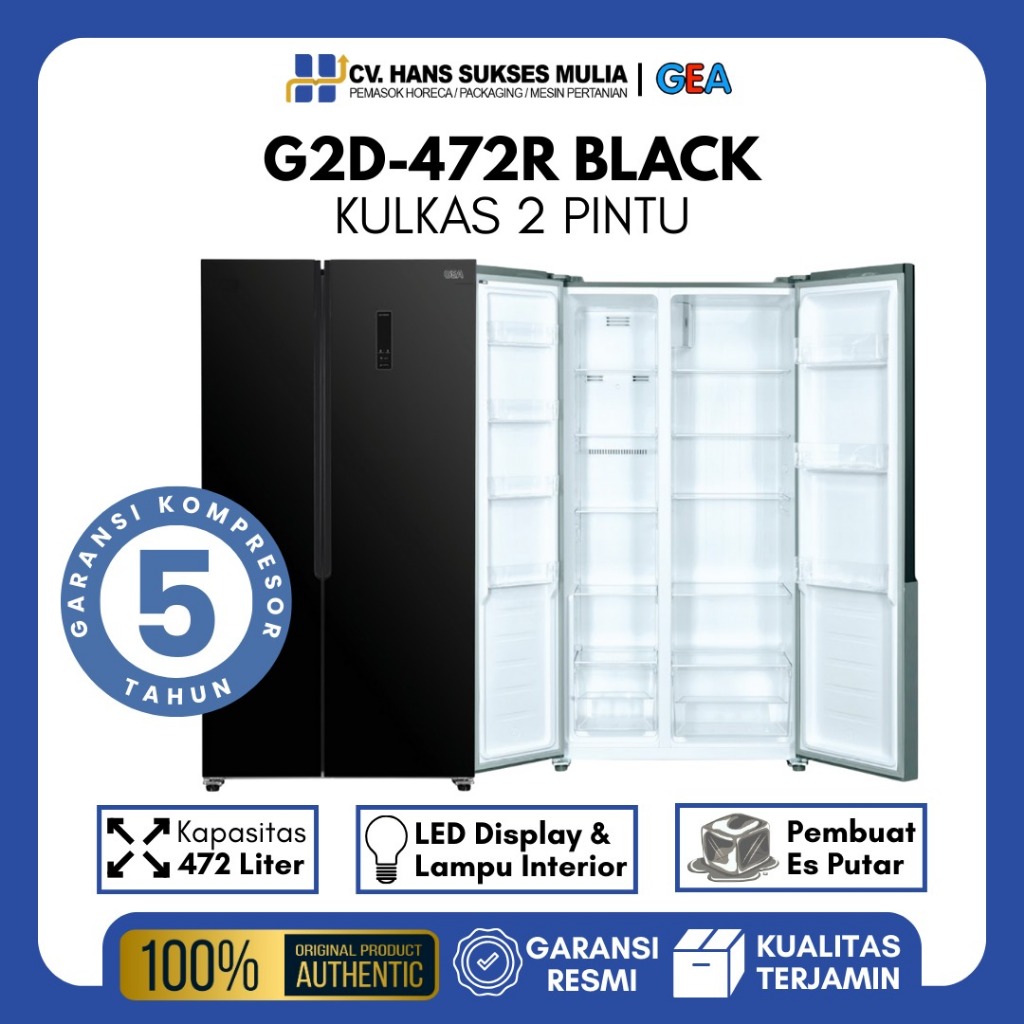 KULKAS 2 PINTU (GEA) G2D-472R