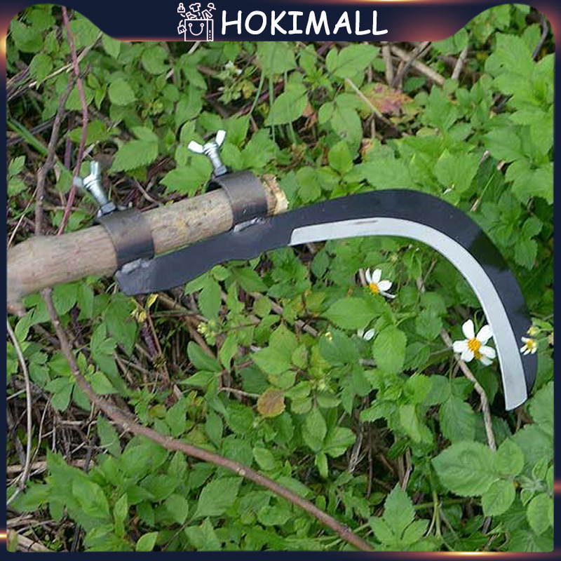 Adjustable Sabit Pisau Pinang Pisau Penyiangan Pertanian Mesin Pemotong Rumput Alat Penyiangan