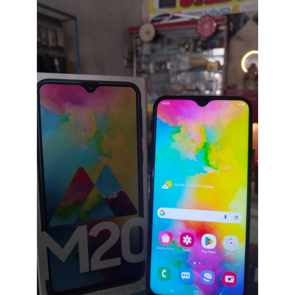 HP SECOND MURAH BERGARANSI SAMSUNG M20 RAM 3/32 kotak