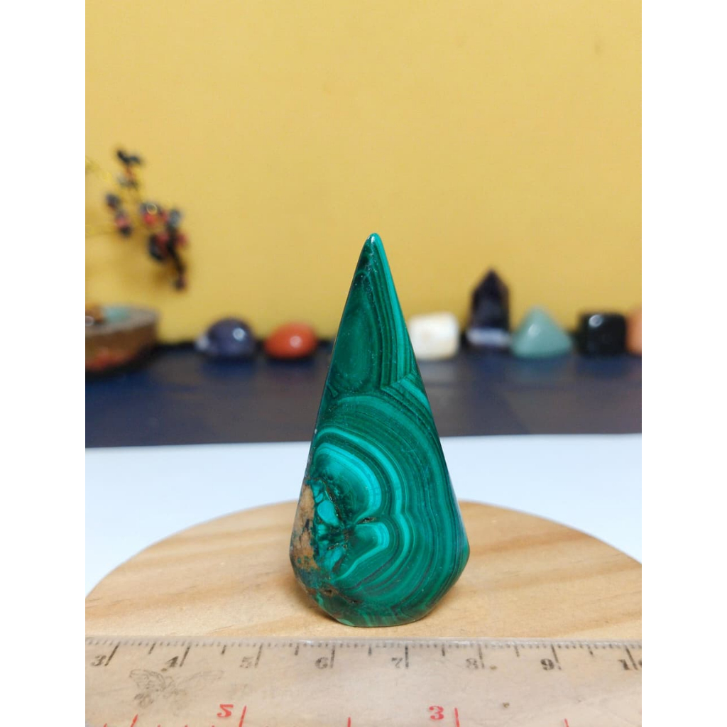 Natural Malachite Ornament (1)